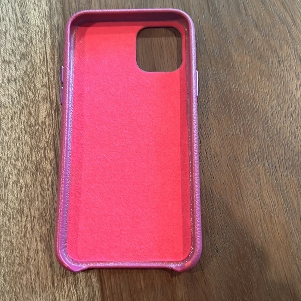 ⛱️Anthropologie - Pink Hamsa Faux Leather iPhone Case - 11/11 Pro